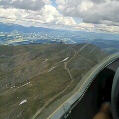 Flugwegposition um 13:31:24: Aufgenommen in der Nähe von Gemeinde Mühlen, Österreich in 2482 Meter